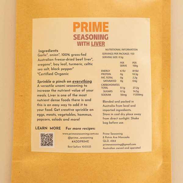 Liver Seasoning Original 75g