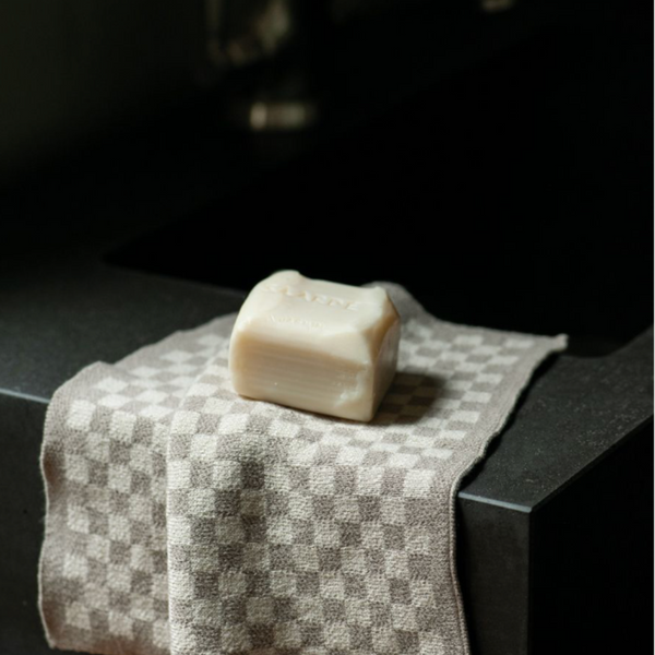 Cotton Washcloth Set - Chekka Taupe